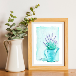 aquarelle illustration lavande édition challenge 2020