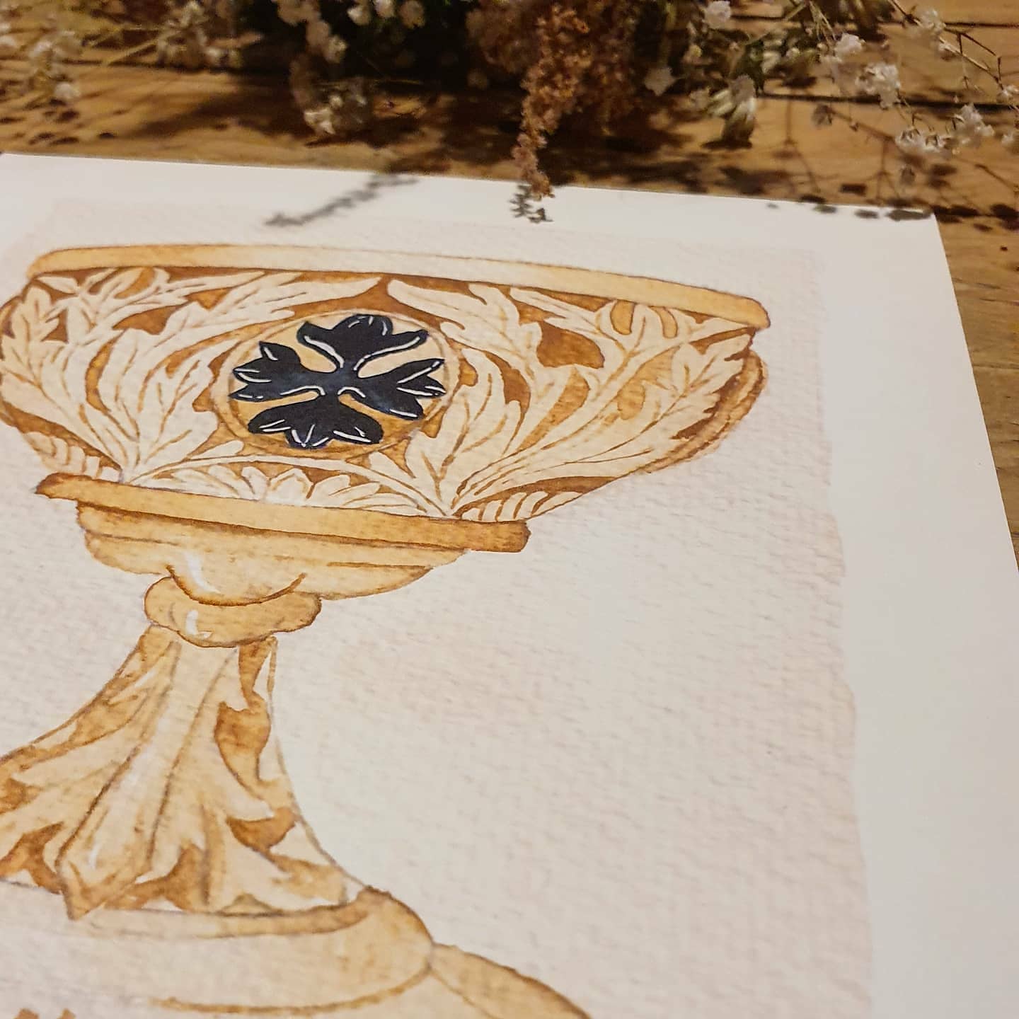 illustration le Graal inspiration geek photo biais