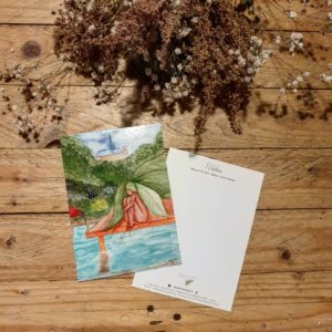 carte postale mandragore ulilotea photo aquarelle