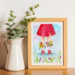 illustration aquarelle merveille d'été présentation