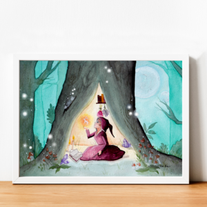 Magie impression aquarelle challenge de vous à moi 2021