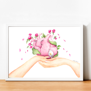 Movember impression aquarelle challenge de vous à moi 2021