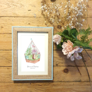 illustration douceur de printemps herisson mockup