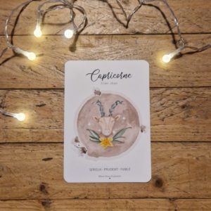 signe astrologique illustrée capricorne