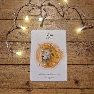 signe astrologique illustrée lion