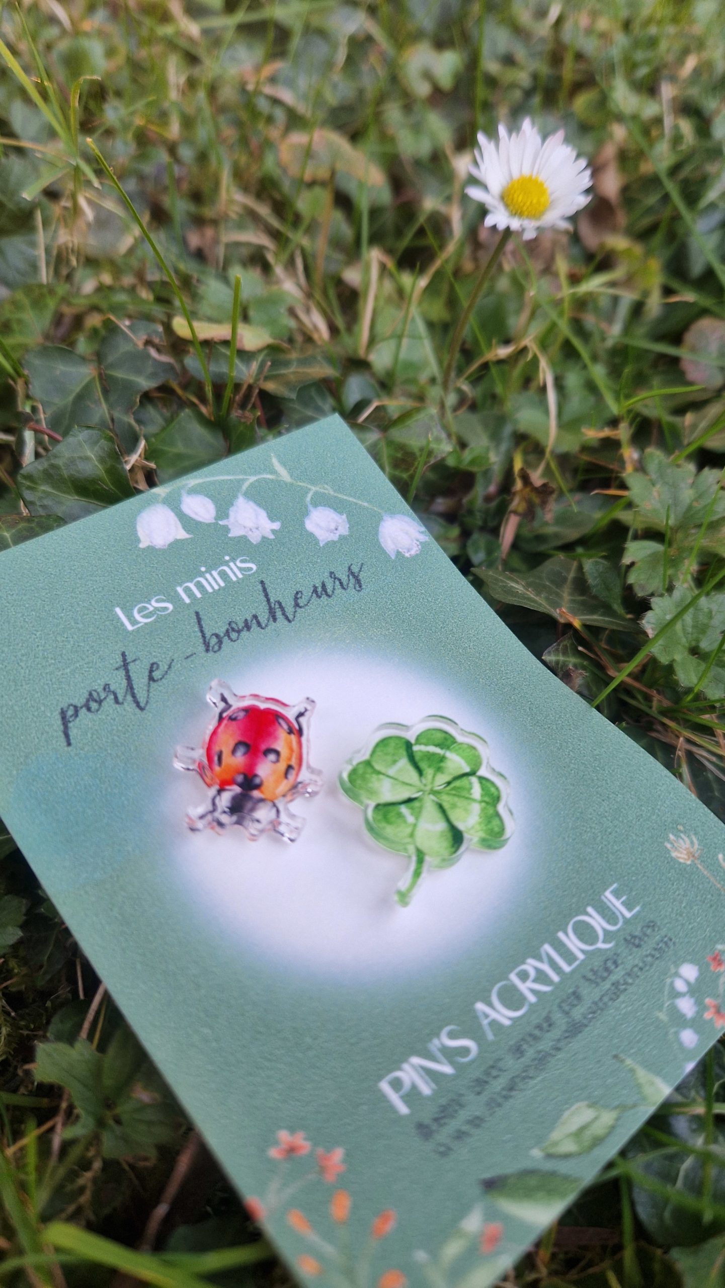 pin's porte-bonheur Saint Patrick