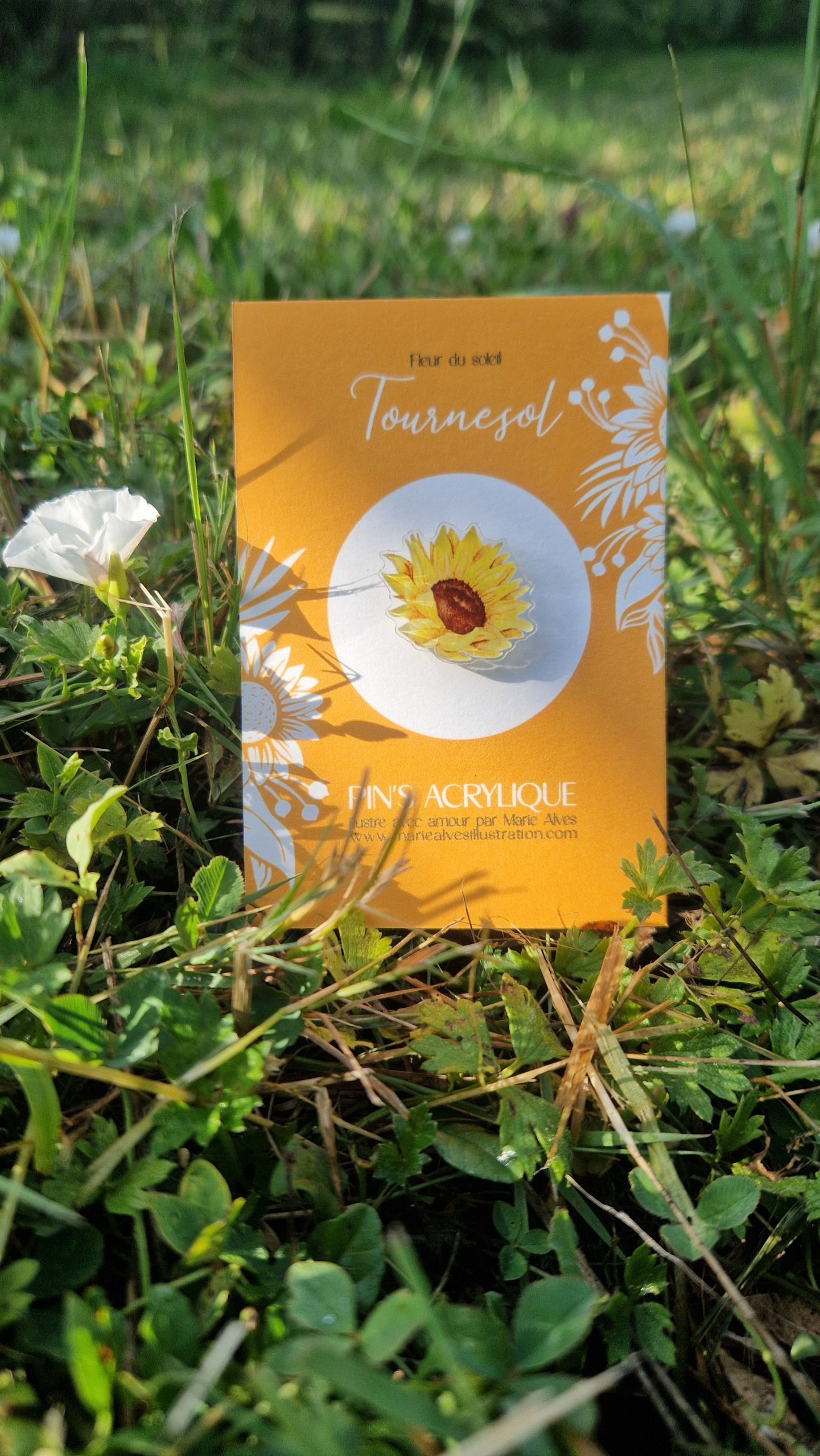 Pin's tournesol