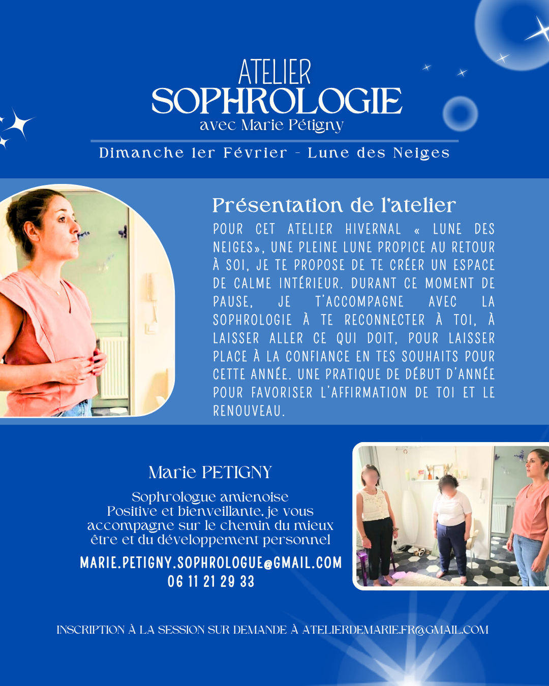 Ateliers collaboratifs créatifs sophrologie aquarelle pleine lune