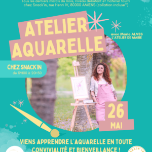 Atelier aquarelle - Mai