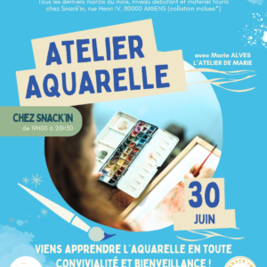 Atelier aquarelle - Juin