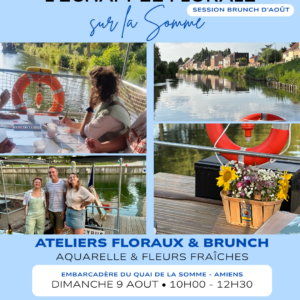 échappée florale ateliers créatifs Amiens aquarelle et fleurs fraiches