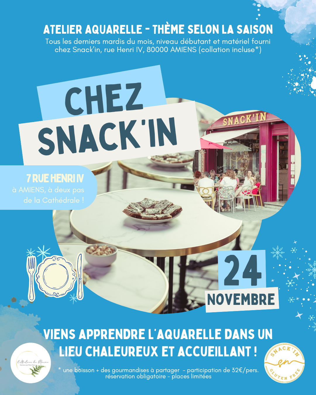 Atelier aquarelle - Novembre – Image 2